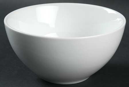 White Dinnerware Collection (Soft Square) Soup/Cereal Bowl