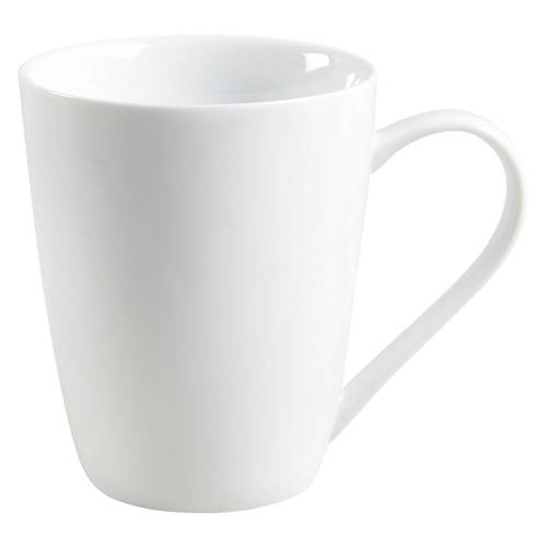 White Dinnerware Collection Hard Square Mug