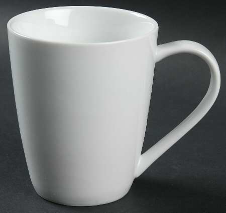White Dinnerware Collection (Round, Rim) Mug
