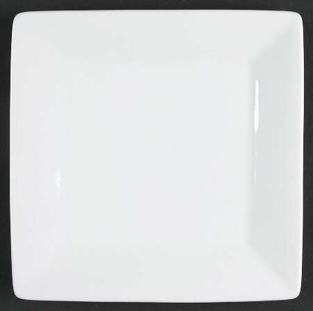 White Dinnerware Collection (Accessories) Square Canape Plate
