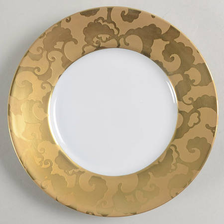French Cancan Gold Bread & Butter Plate by Jaune de Chrome