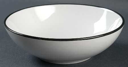 Piping White Soup/Cereal Bowl