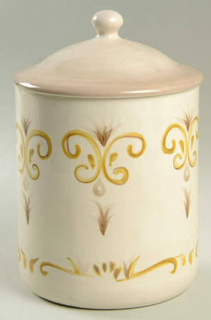 Belletto Ivory Small Canister & Lid
