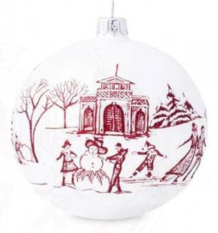 Country Estate Winter Holiday Ornament