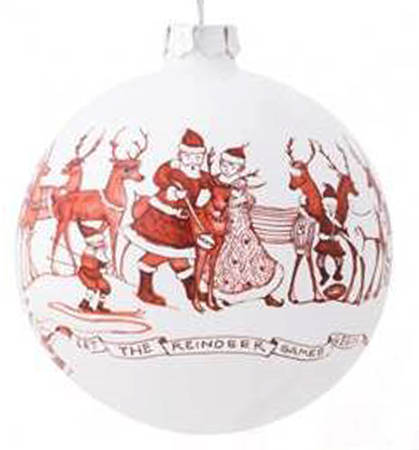 Country Estate Winter Holiday Ornament