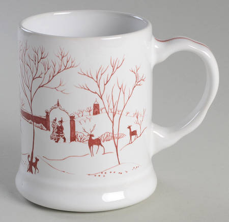Country Estate Winter Holiday Mug