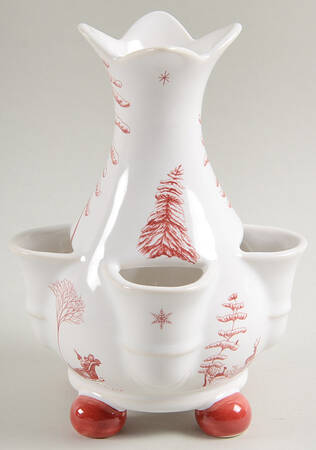 Country Estate Winter Holiday (Small) Top Tuilipiere Vase
