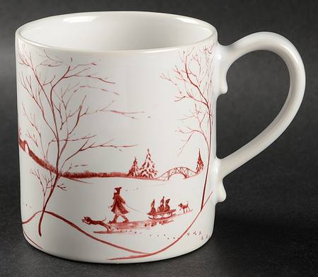 Country Estate Winter Holiday Mug