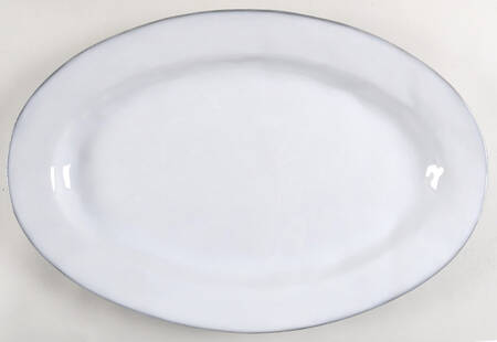 Quotidien White Truffle 20" Oval Serving Platter