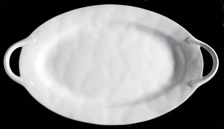 Quotidien White Truffle 24" Oval Turkey Platter