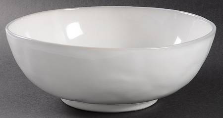 Quotidien White Truffle 10" Round Serving Bowl