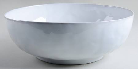 Quotidien White Truffle 14" Round Serving Bowl
