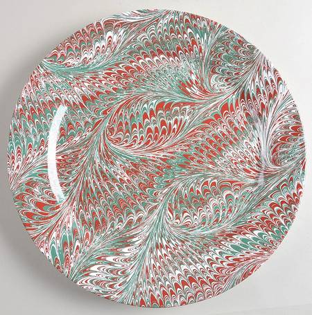 Firenze Marbleized Service Plate (Charger)