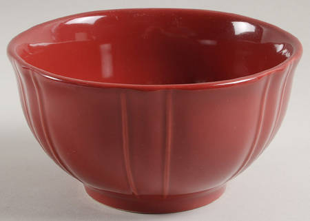 Ashley Red Soup/Cereal Bowl