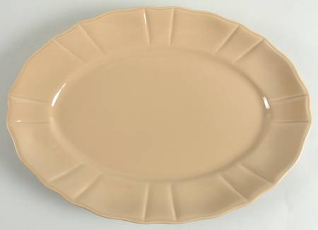 Ashley Taupe 12" Oval Serving Platter