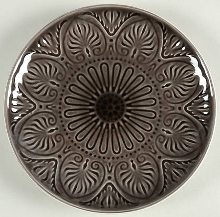 Laurel Gray Salad Plate