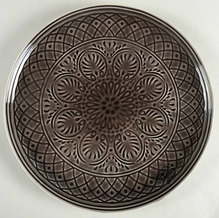 Laurel Gray 13" Chop Plate (Round Platter)