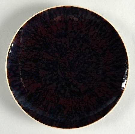 Jungle Anthracite Salad/Dessert Plate by Jaune de Chrome