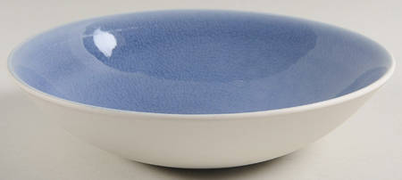 Tourron Blue Chardon Coupe Soup Bowl