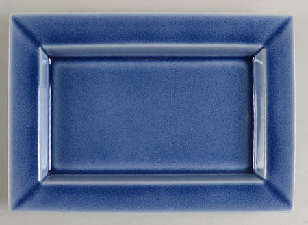 Tourron Blue Chardon 11" Rectangular Serving Platter