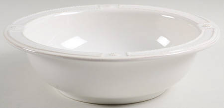 Berry and Thread (French Panel Whitewash) 11" Round Serving Bowl