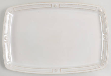 Berry and Thread (French Panel Whitewash) 16" Rectangular Serving Platter