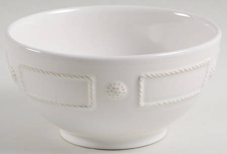 Berry and Thread (French Panel Whitewash) Coupe Cereal Bowl