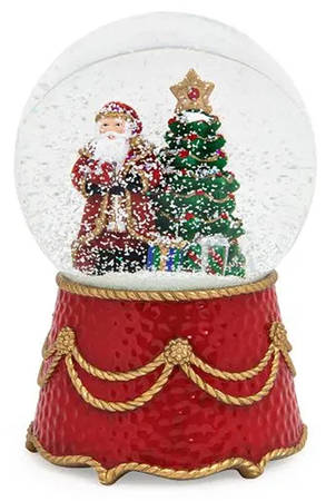 Berry and Thread North Pole Musical Water Globe