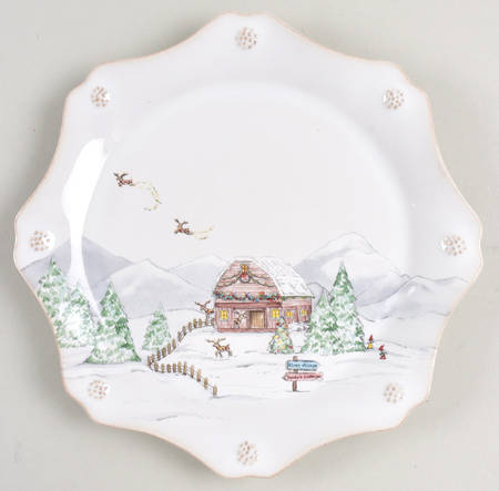 Berry and Thread North Pole Salad Plate