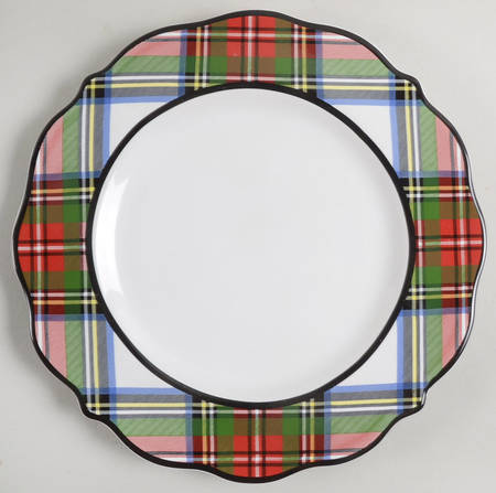 Stewart Tartan Salad/Dessert Plate