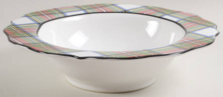 Stewart Tartan 13" Round Serving Bowl