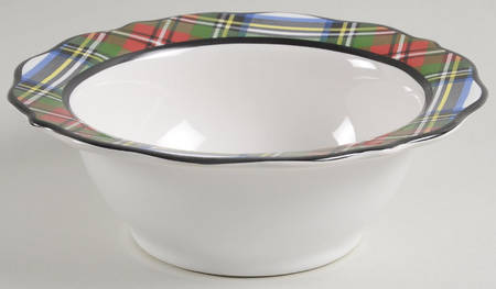 Stewart Tartan Soup/Cereal Bowl