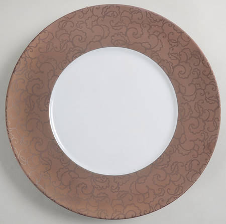 Falbala Copper Service Plate (Charger) by Jaune de Chrome