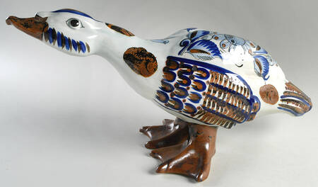 El Palomar Blue Duck Figurine