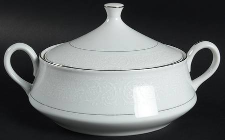 Satin Song  Round Covered Vegetable