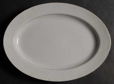 Satin Song  14" Oval Serving Platter