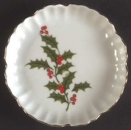 Christmas Holly (Smooth Edge) Coaster