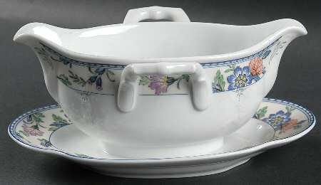Chalon Gravy Boat with Attached Underplate