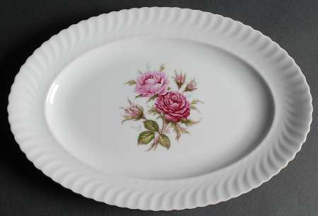 Moosrose 12" Oval Serving Platter