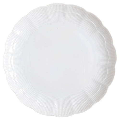 Romantica All White Luncheon Plate