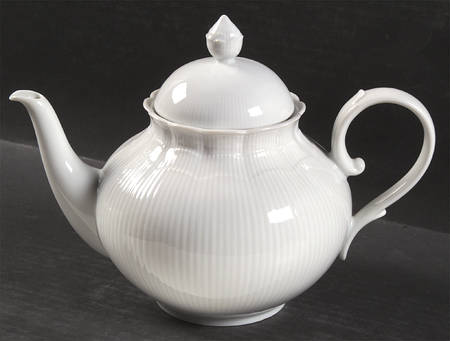 Romantica All White Teapot & Lid
