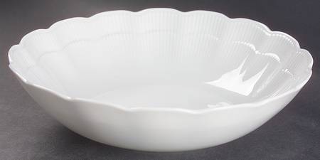 Romantica All White 7" Salad Serving Bowl