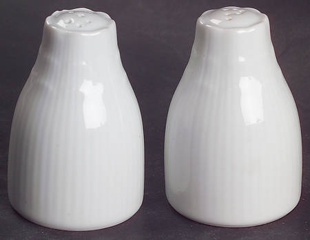 Romantica All White Salt & Pepper Set