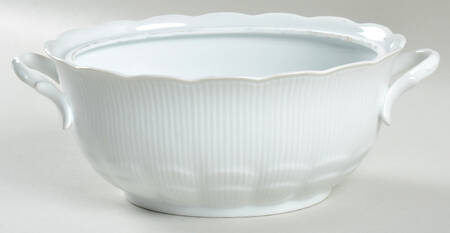 Romantica All White Oval Vegetable No Lid