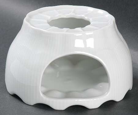 Romantica All White China Warmer Stand