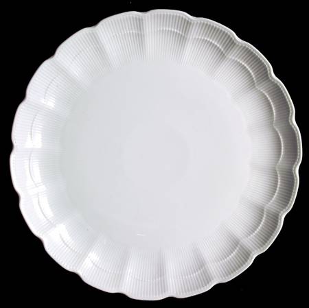 Romantica All White 12" Chop Plate (Round Platter)