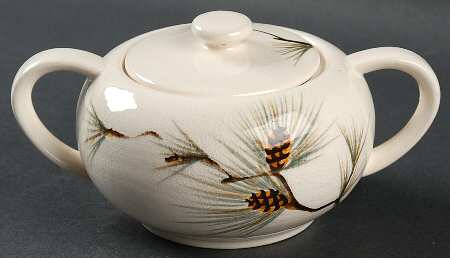 Canyon Pine Sugar Bowl & Lid