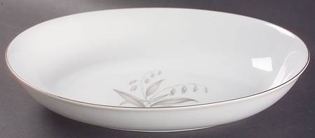 Golden Rhapsody 10" Oval Vegetable Bowl