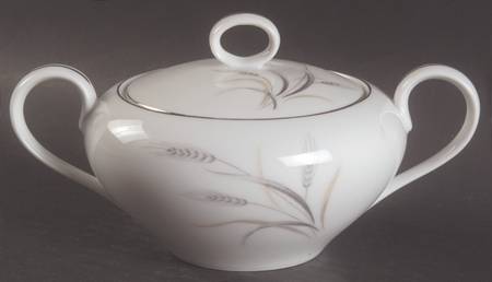 Silver Rhythm Sugar Bowl & Lid