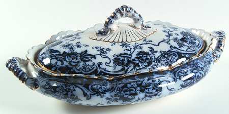 Chatsworth Oval Covered Vegetable by Keeling & Co
